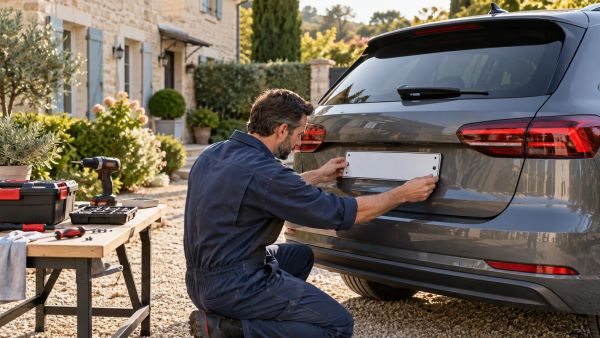 Commander votre plaque immatriculation sur mesure et rapidement